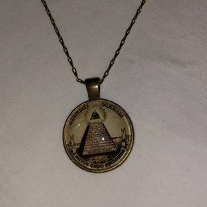 Bronze Illuminati necklace